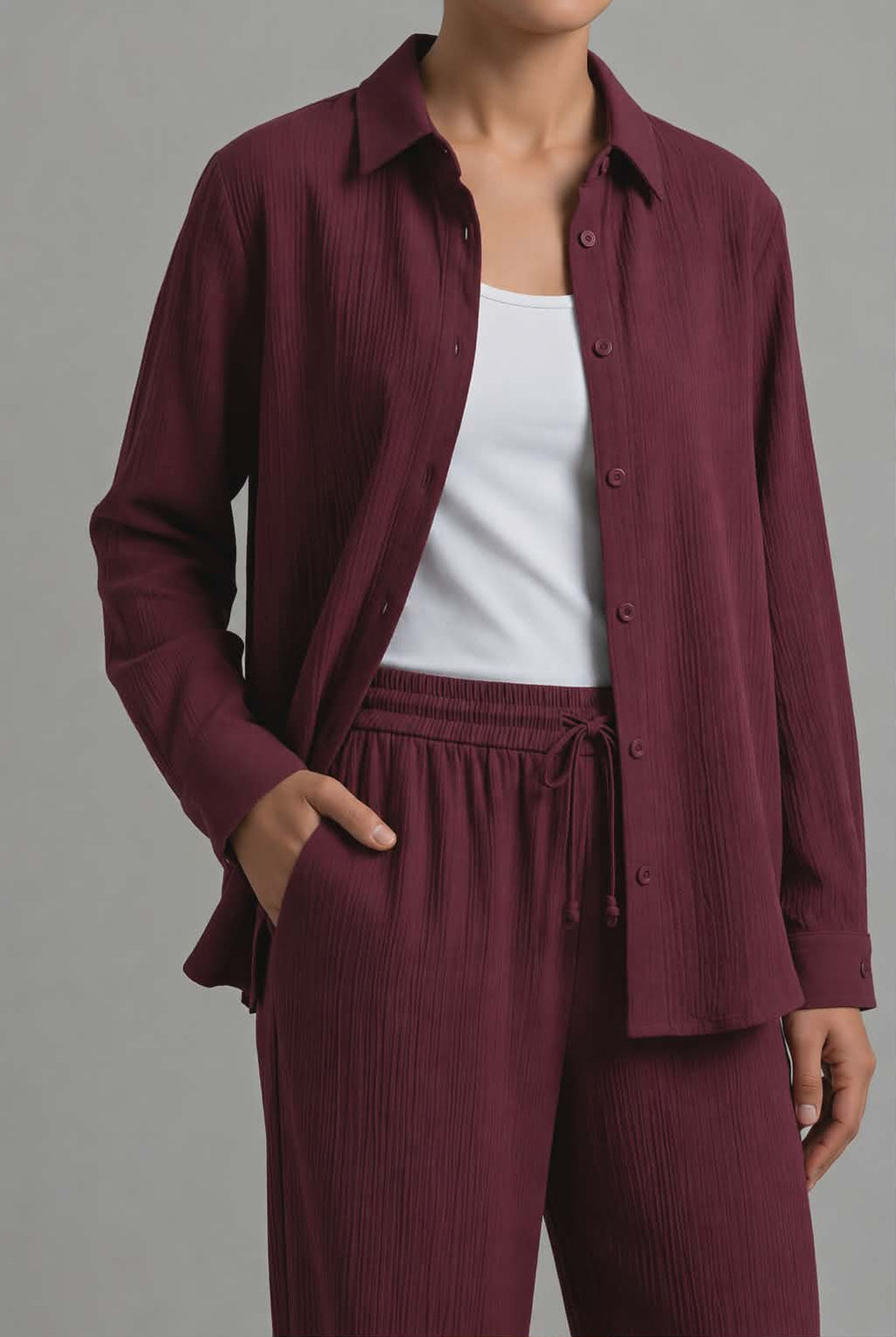Two-Piece Set (Burgandy)