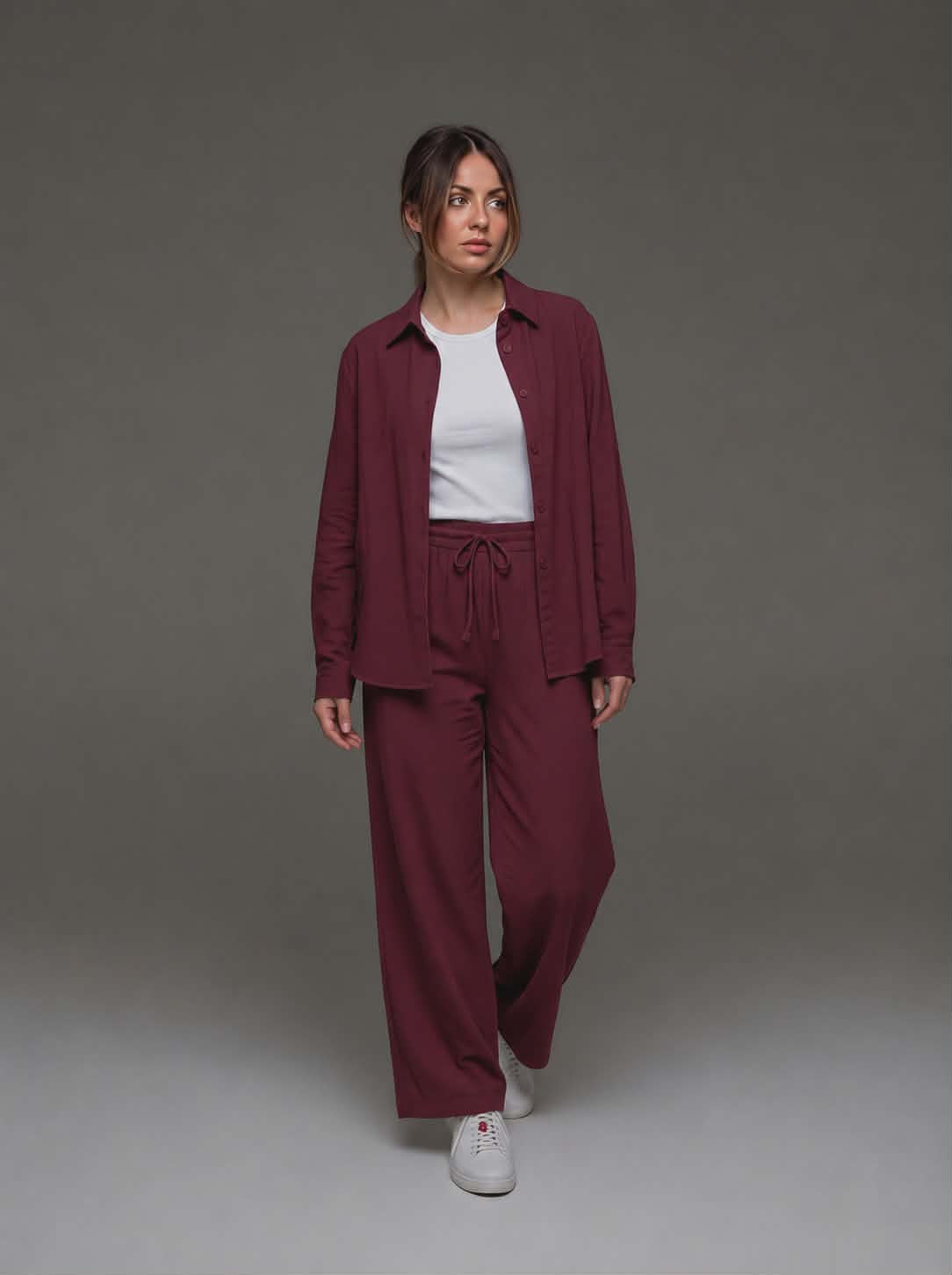 Two-Piece Set (Burgandy)