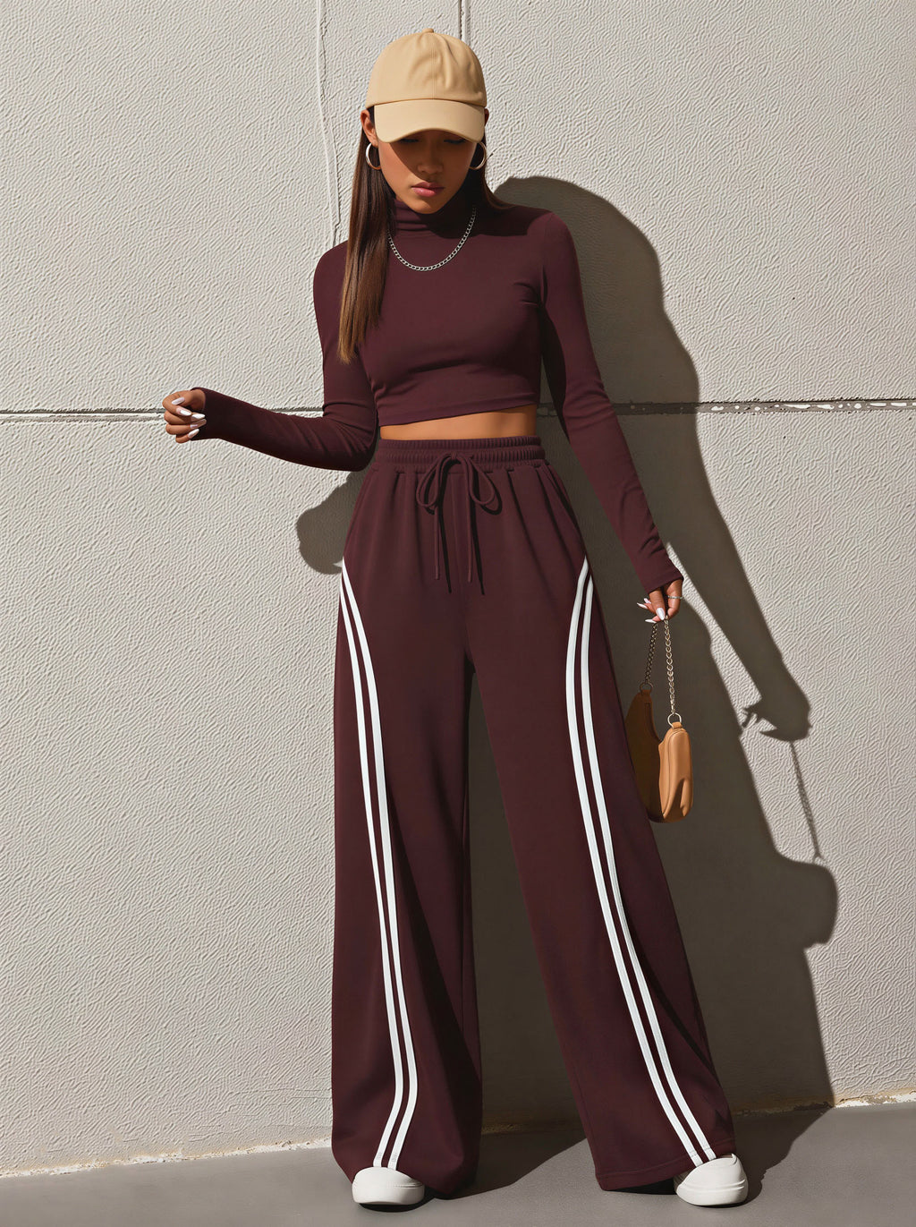 (Burgandy) Sweatpants