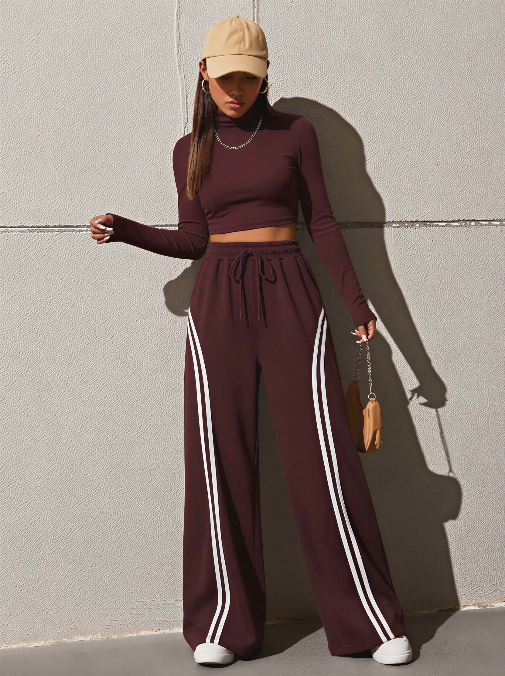 (Burgandy) Sweatpants