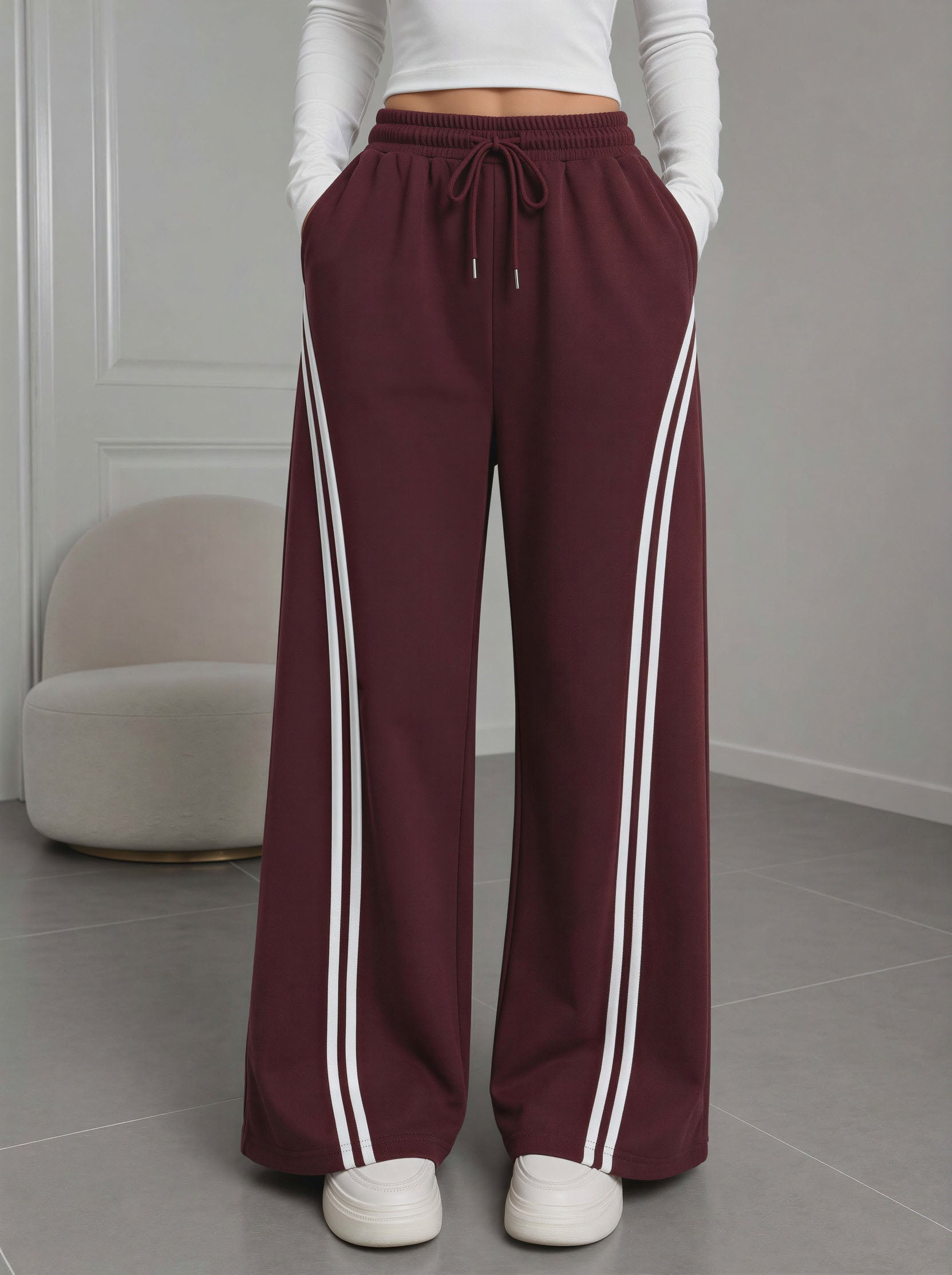 (Burgandy) Sweatpants