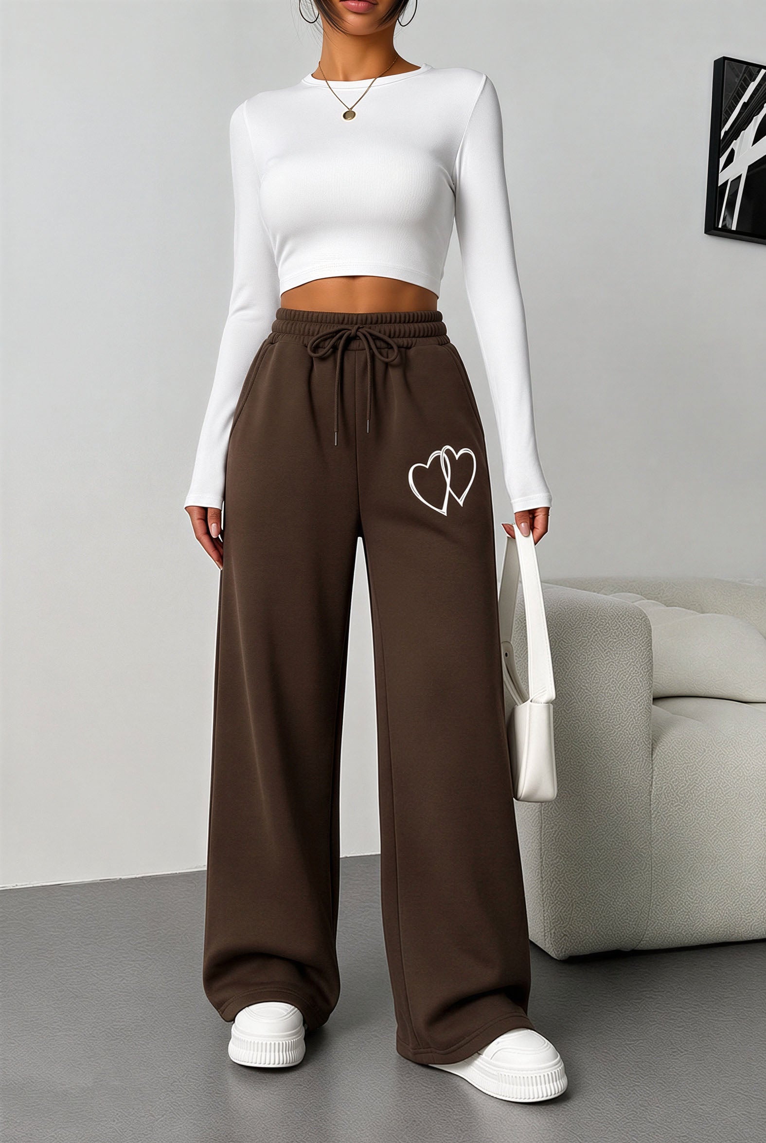 (Brown) Sweatpants